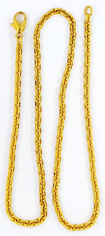 Foto 2 - Wunderschöne Gelbgold Halskette! massiv! Neu!! Okkasion, S0869